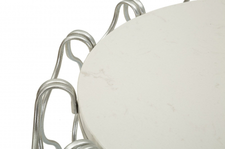 Masuta rotunda cu blat marmura | Accent living CreativDeco [5]
