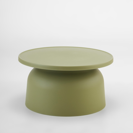Masute Cafea - Măsuță rotundă din polipropilena verde kaki