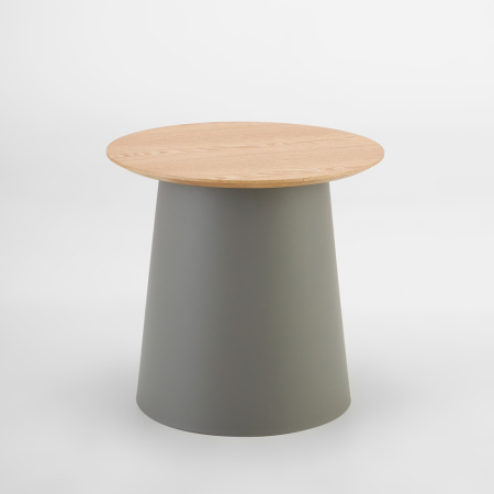 Mobilier - Măsuță rotundă din MDF bej