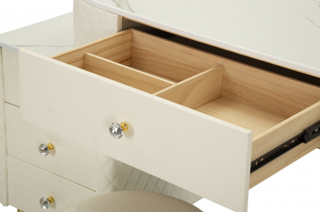 Masa de toaleta crem eleganta | Mobilier dormitor CreativDeco [8]