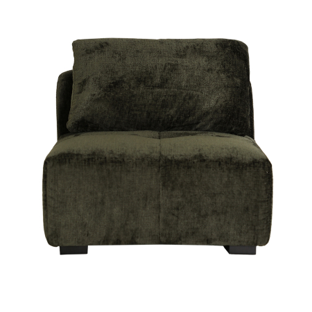 Canapele - Modul central pentru canapea modulară din stofă verde Coppet