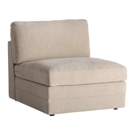 Canapele - Modul central pentru canapea tapițat în stofă taupe Otley