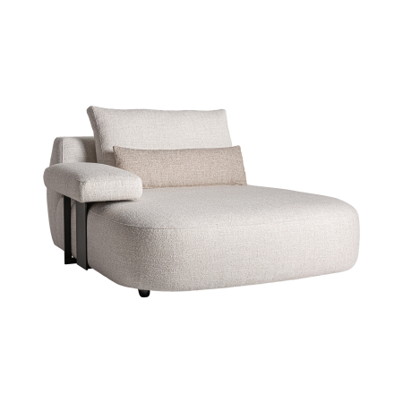 Canapele Coltar - Modul coltar sofa crem forme rotunjite