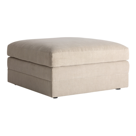 Canapele - Modul puf pentru canapea tapițat în stofă taupe Otley