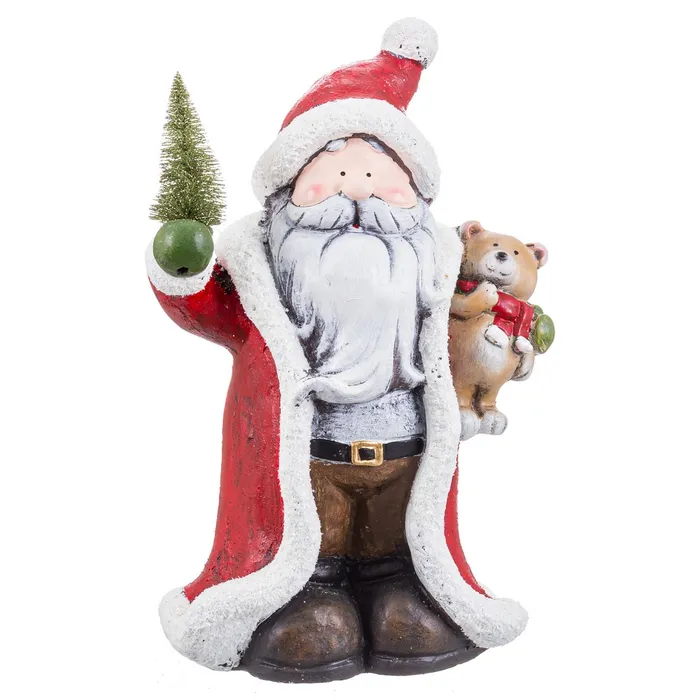 Moș Crăciun cu brad magnezie Crăciun|Decoruri festive tradiționale Obiecte decorative - Moș Crăciun cu brad magnezie Crăciun|Decoruri festive tradiționale