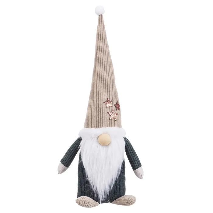 Obiecte decorative - Moș Crăciun textil 30 CM Crăciun|Decoruri festive vesele