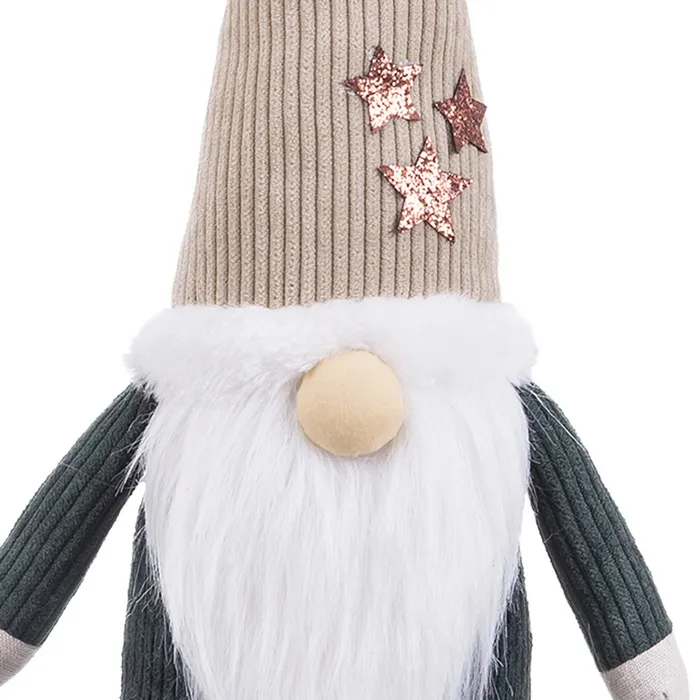 Moș Crăciun textil 30 CM Crăciun|Decoruri festive vesele [1]