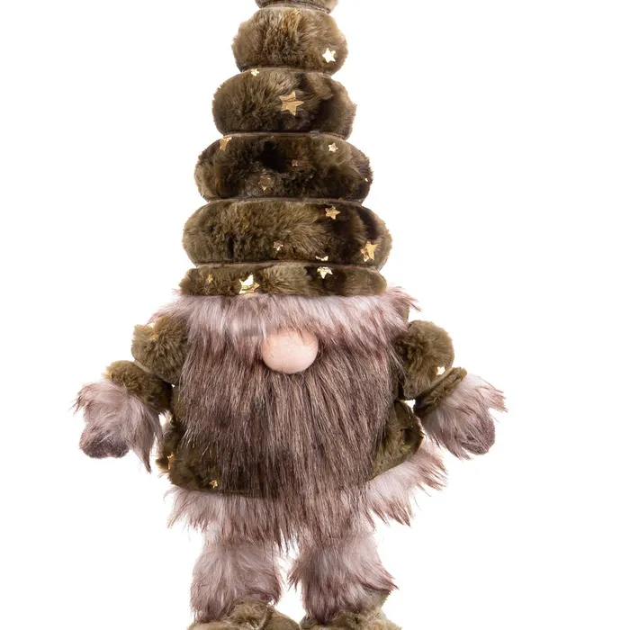 Moș Crăciun decorativ mic textil Crăciun|Decoruri festive vesele [1]