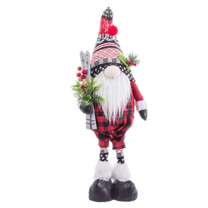 Moș Crăciun textil în picioare Crăciun|Decoruri festive autentice Obiecte decorative - Moș Crăciun textil în picioare Crăciun|Decoruri festive autentice