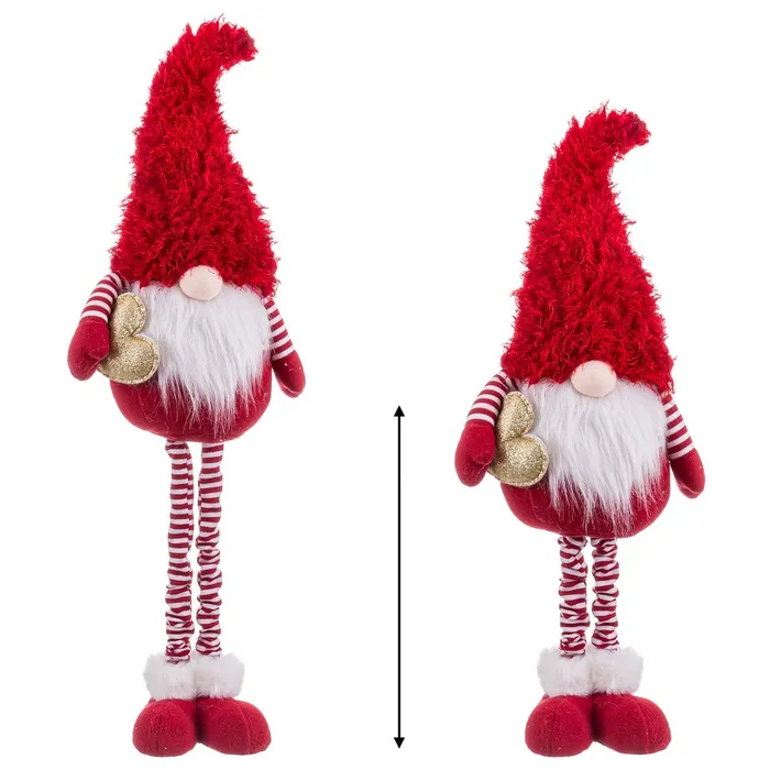 Moș Crăciun telescopic roșu Crăciun|Decoruri festive originale Obiecte decorative - Moș Crăciun telescopic roșu Crăciun|Decoruri festive originale