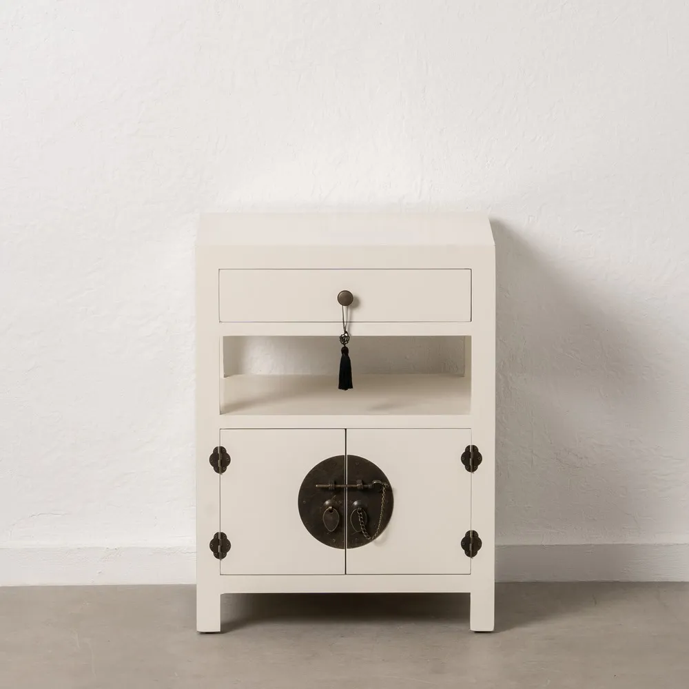 The Orient - Noptiera alba orientala versatila | Mobilier dormitor CreativDeco