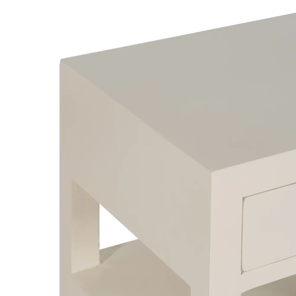 Noptiera alba orientala versatila | Mobilier dormitor CreativDeco [3]