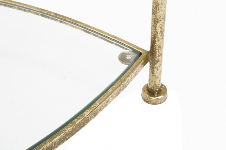 Noptiera blat sticla design glam modern CreativDeco [5]