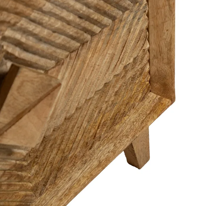 Noptieră lemn mango cu sertare | Noptiere dormitor [8]