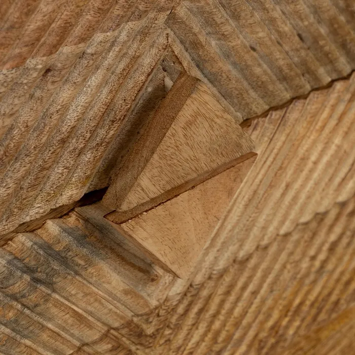 Noptieră lemn mango cu sertare | Noptiere dormitor [6]