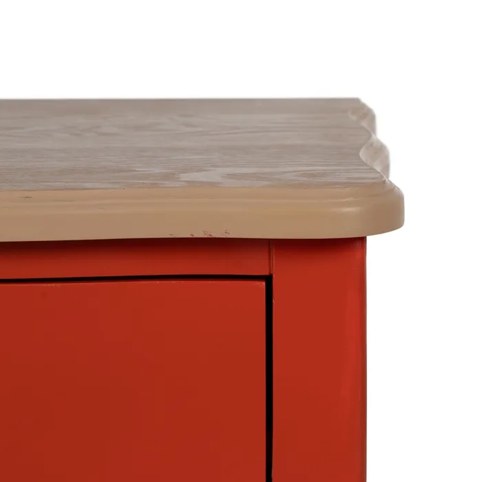 Noptiera lemn teracotă moderna|Mobilier vibrant dormitor [7]