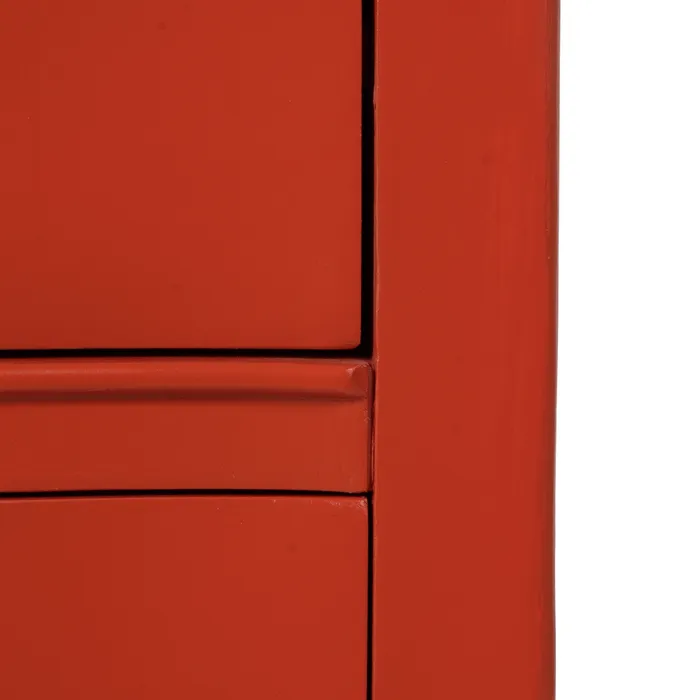 Noptiera lemn teracotă moderna|Mobilier vibrant dormitor [9]