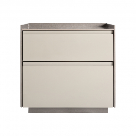 Noptiere - Noptiera Art Deco MDF bej piatra|Noptiere luxoase