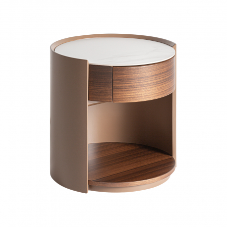 Noptiera Art Deco lemn stratificat eucalipt|Noptiere luxoase [1]