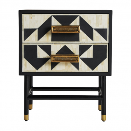 Noptiere - Noptiera Art Deco metal|Noptiere elegante