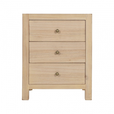 Noptieră compactă din MDF cu finisaj lemn natur [4]