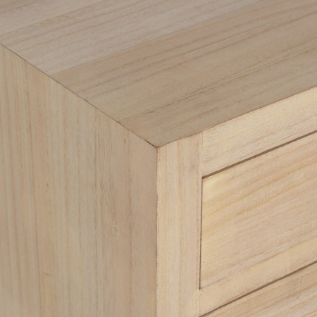 Măsuță de noptieră din MDF cu finisaj natural și raft deschis [5]