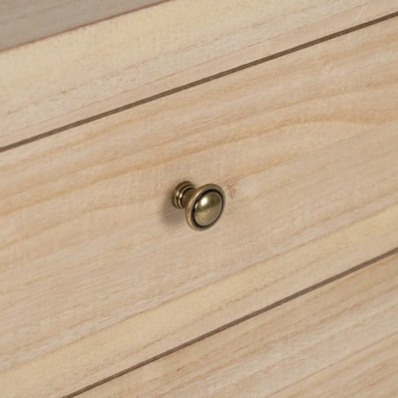 Măsuță de noptieră din MDF cu finisaj natural și raft deschis [6]