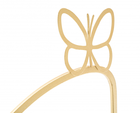 Noptiera perete Butterfly, set 2 buc, metal auriu, [3]