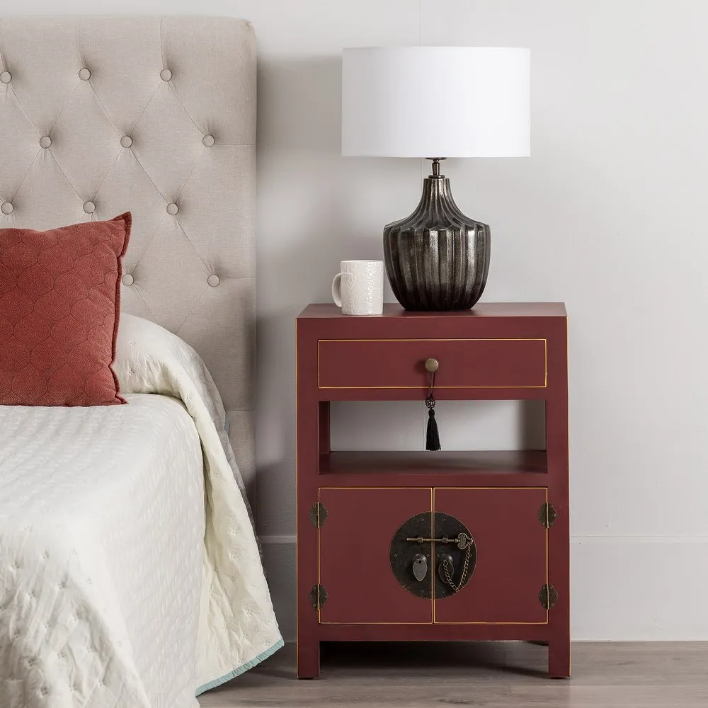 Noptiera rosie design oriental cu sertar | Mobilier dormitor [12]
