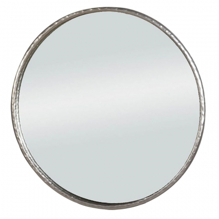 Mobilier - Oglinda Coin argintiu mat rotundă modernă