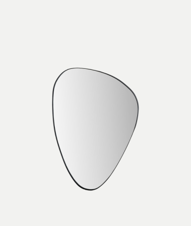 Mobilier -  Oglindă asimetrică KALID fier negru – titlu imagine principală