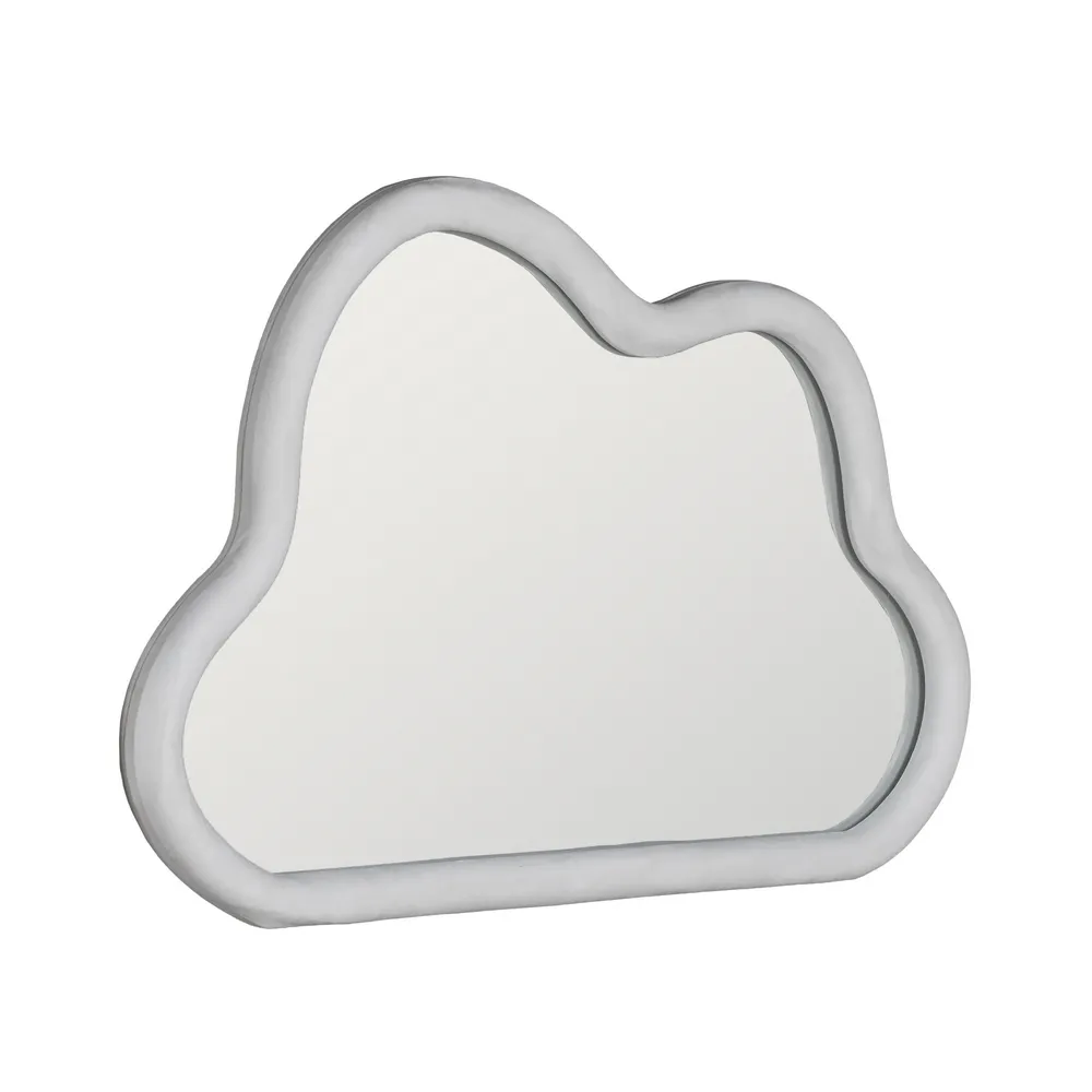 Oglinda Cloud catifea Alba - CREATIVDECO.RO [1]