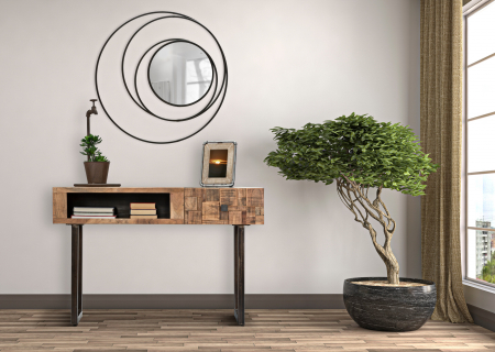 Oglinda Dark, fier/negru - creativdeco.ro [1]