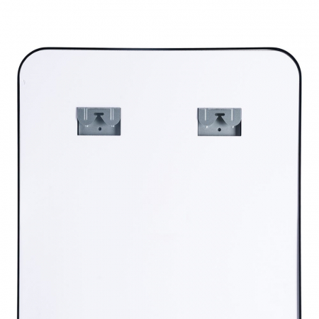 Oglindă de dressing cu lumină LED și ramă neagră din aluminiu [9]