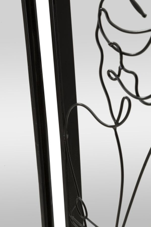 Oglinda artistica rama metalica neagra CreativDeco [3]