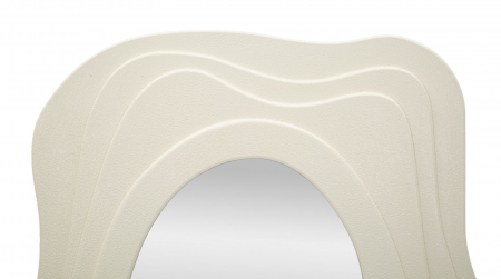 Oglinda asimetrica alba | Design modern | CreativDeco [6]
