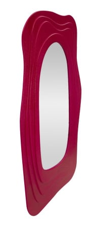 Oglinda asimetrica fuxia | Decor indraznet | CreativDeco [3]