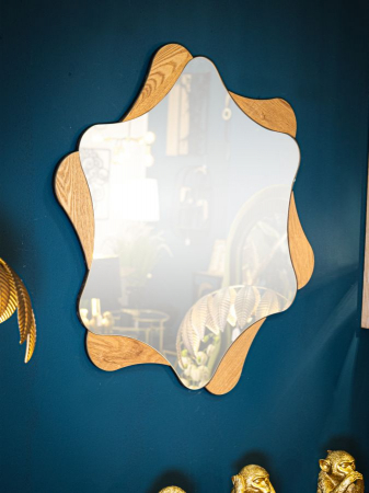 Oglinda Perete Design Unic MDF si Lemn Frasin CreativDeco [4]