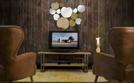Oglinda moderna cu elemente rotunjite - Decor contemporan | CreativDeco [1]