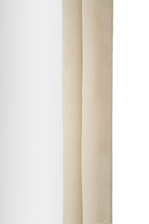 Oglinda Semiovala Rama Dubla Catifea Crem CreativDeco [2]