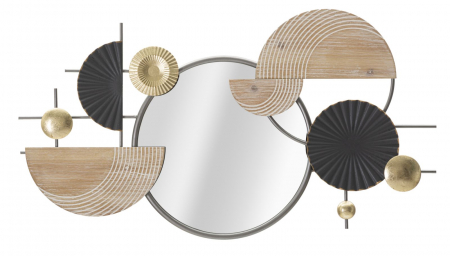 Oglinzi - Oglinda rotunda abstracta - Arta contemporana italiana | CreativDeco