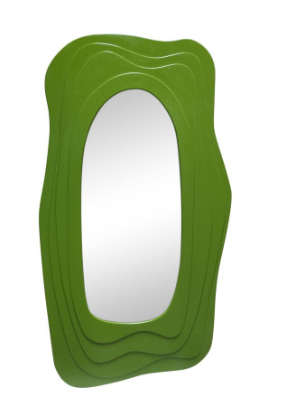 Oglinzi - Oglinda asimetrica verde | Accente naturale | CreativDeco
