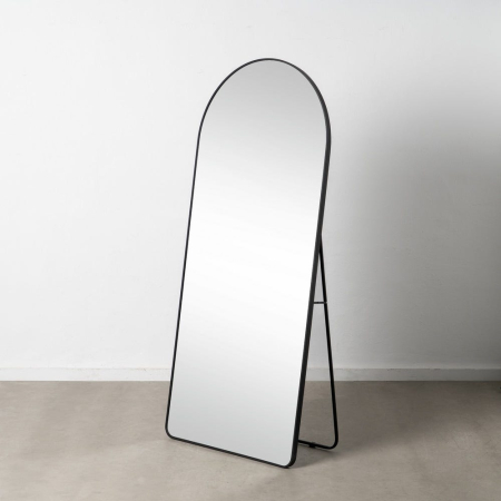 Oglindă de podea din aluminiu negru