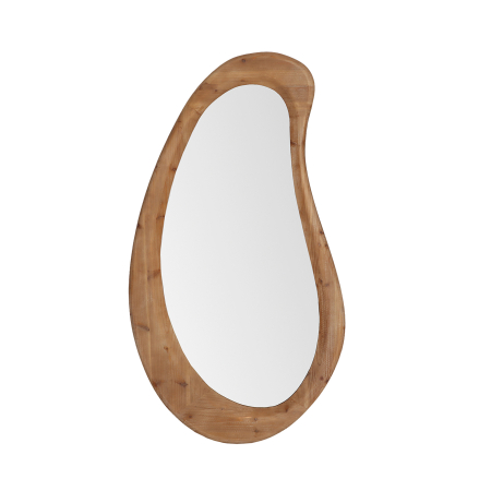 Oglinzi - Oglindă decorativă cu formă organică și ramă din lemn de brad Giotto