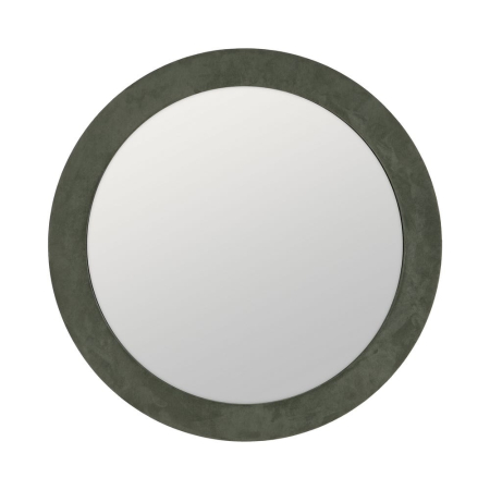 Oglinzi - Oglinda decorativa cu rama textila verde pentru dormitoare - CreativDeco