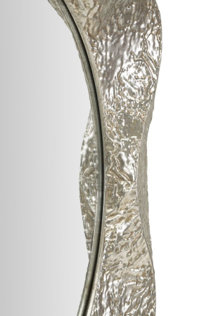 oglinda glam rotundă metal argintiu Argelux Rotondo [4]