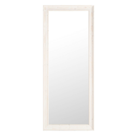 Colectia noua - Oglindă Lemn Alb Rustic Chic – Imagine Principală