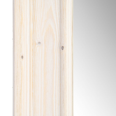 Oglindă Lemn Alb Rustic Chic – Imagine Principală [2]