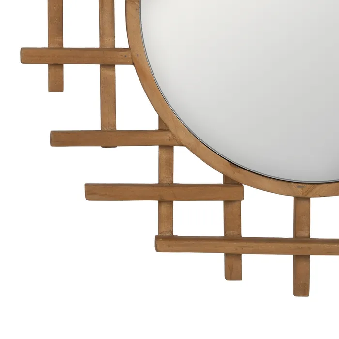 Oglinda rama geometrica lemn moderna|Oglinzi moderne si creative [3]