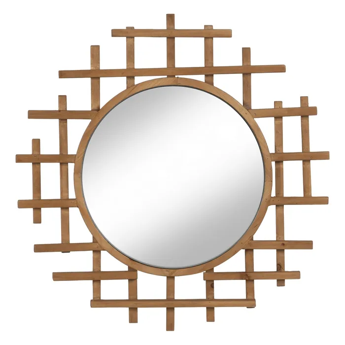 Oglinzi - Oglinda rama geometrica lemn moderna|Oglinzi moderne si creative